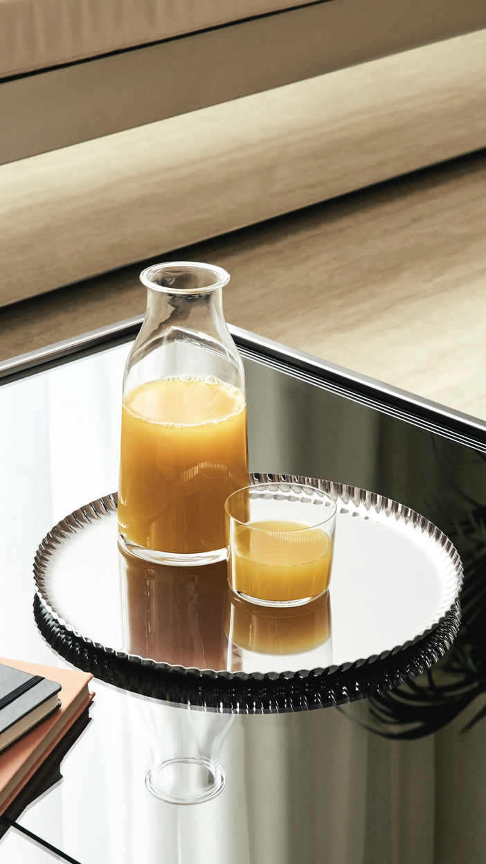 Pleats tarjotin terästä 31 cm