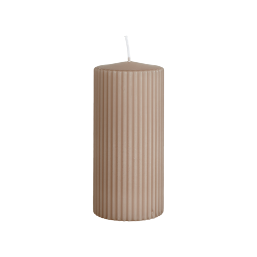 Rill pilarikynttilä, vekkikuviointi, parafiinia, useita värejä, 15cm
