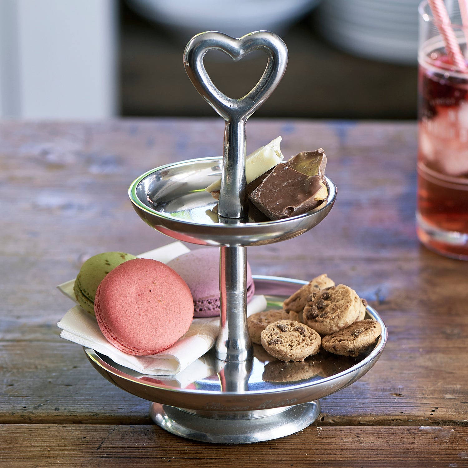 Sydän Kerrostarjotin alumiinia