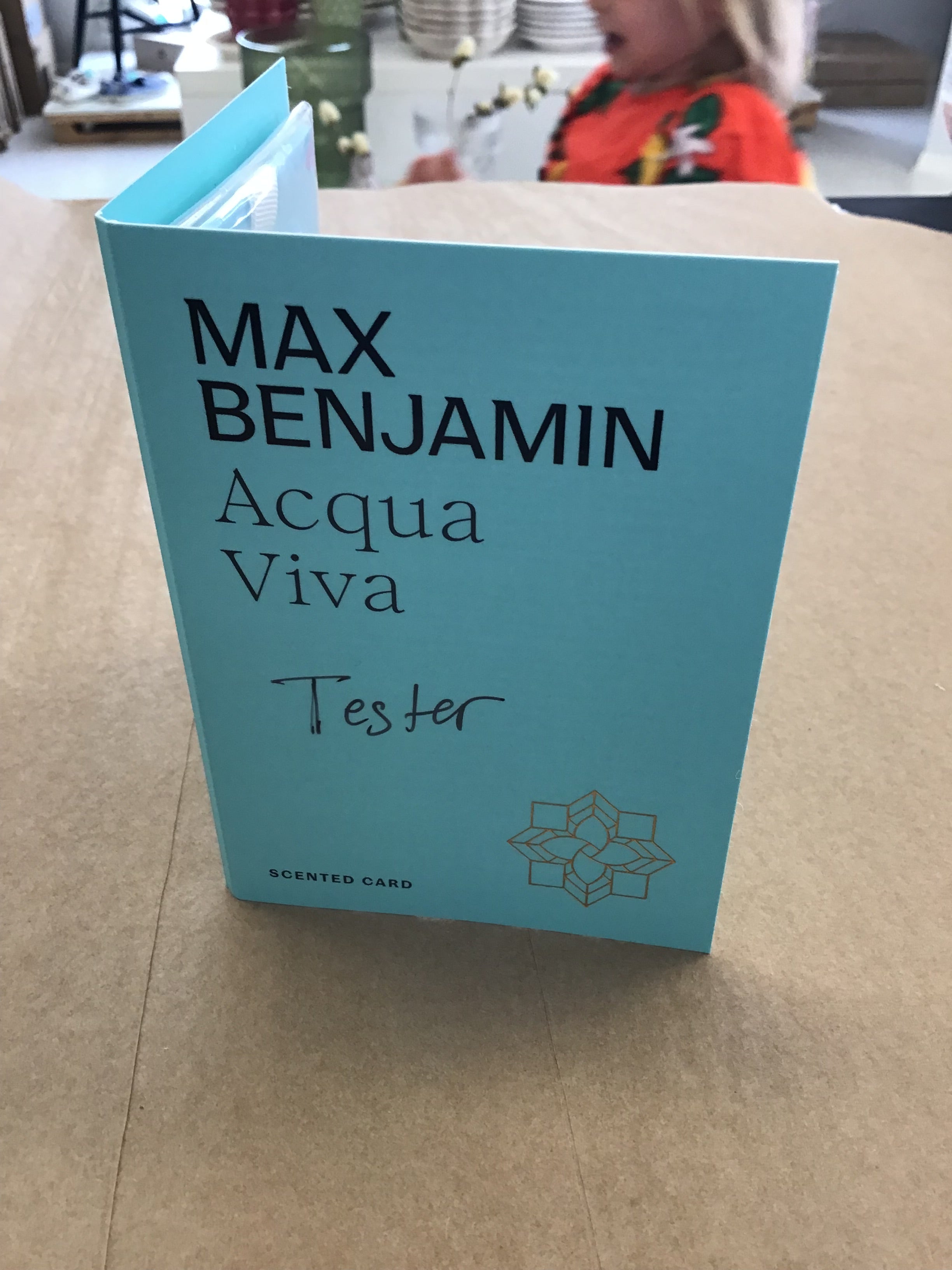 Max Benjamin tuoksukortti Aqua Viva