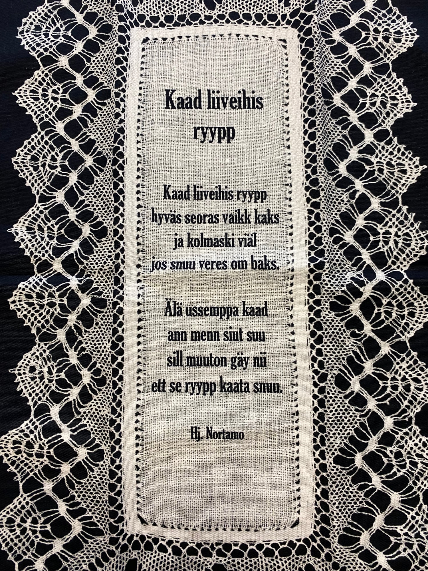 Rauman murteen / reseptien keittiöpyyhkeet