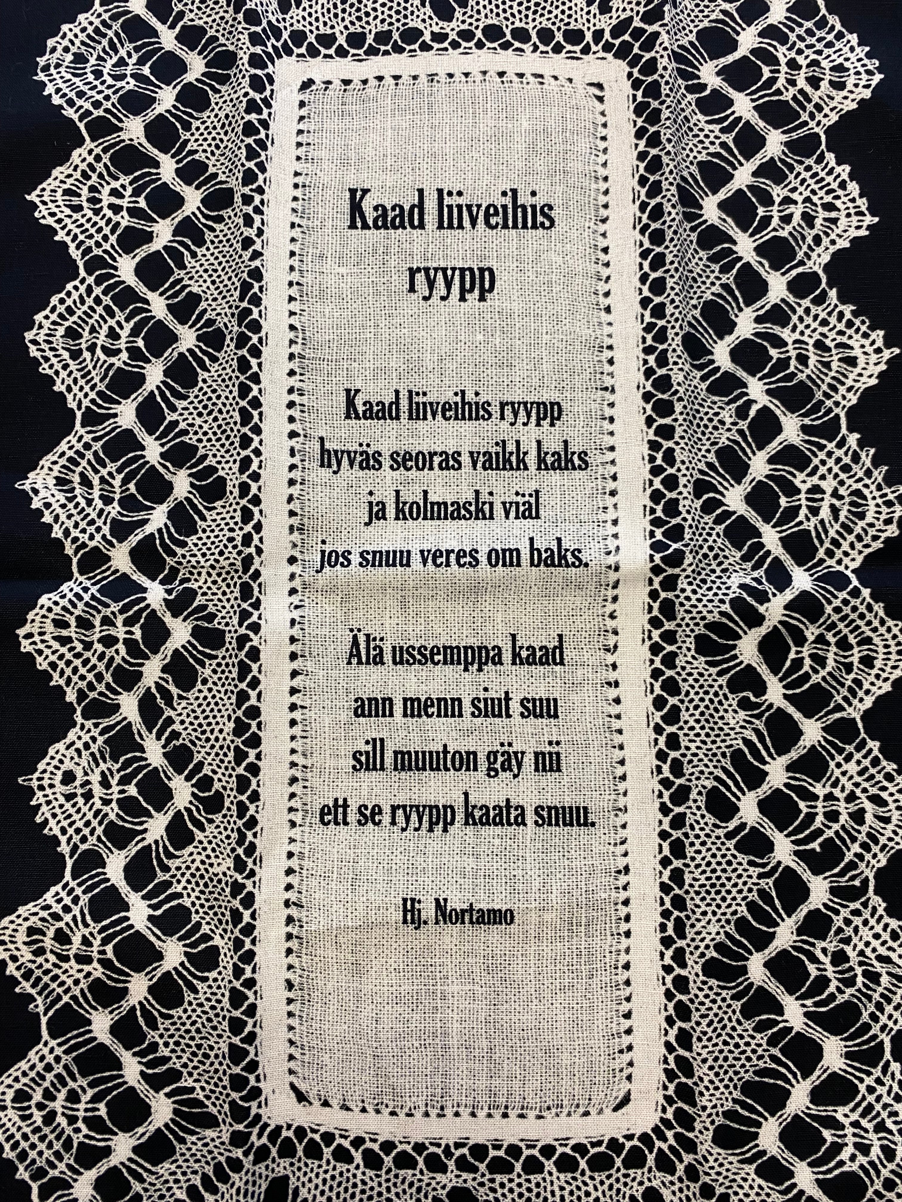 Rauman murteen / reseptien keittiöpyyhkeet