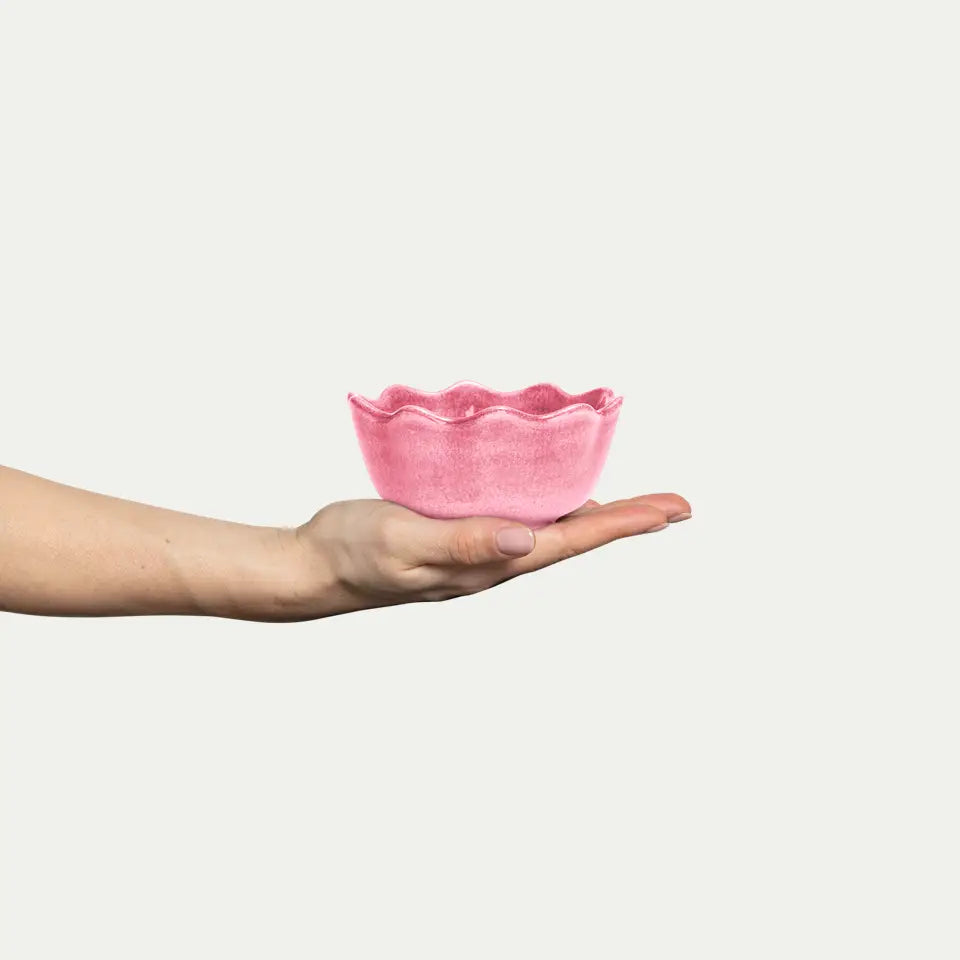 Pinkki osterikulho 13cm/30cl