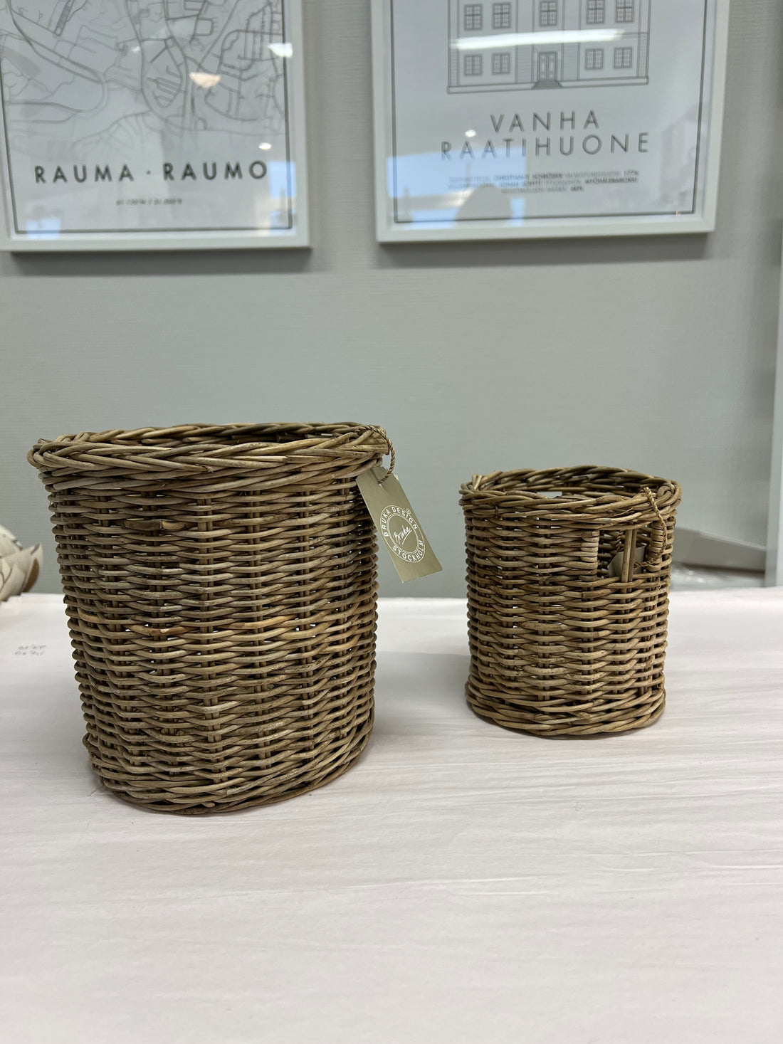 Pyöreä korkea kori