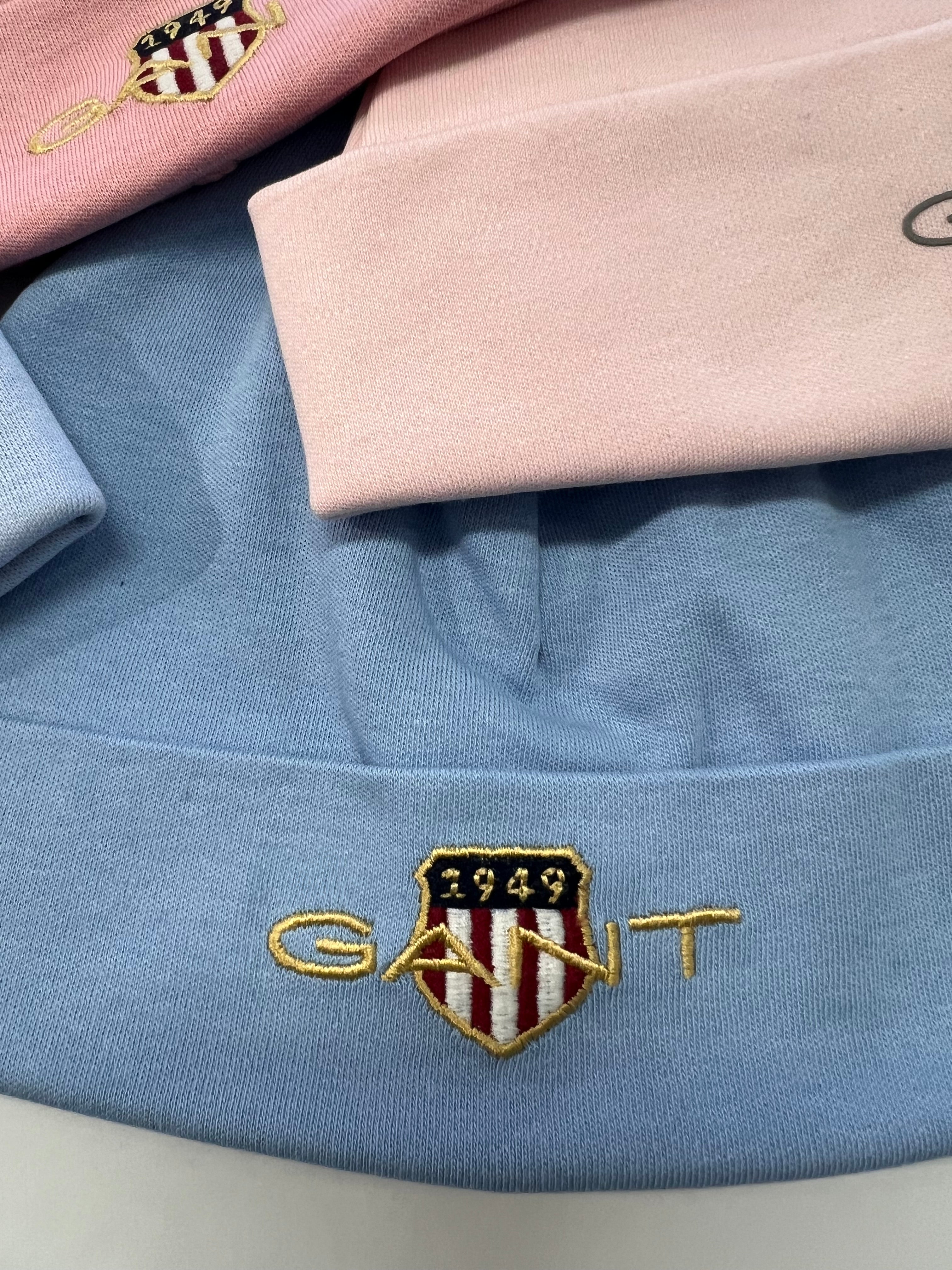 Baby-malliston Retro Shield pipo vaaleanpunainen ja vaaleansininen
