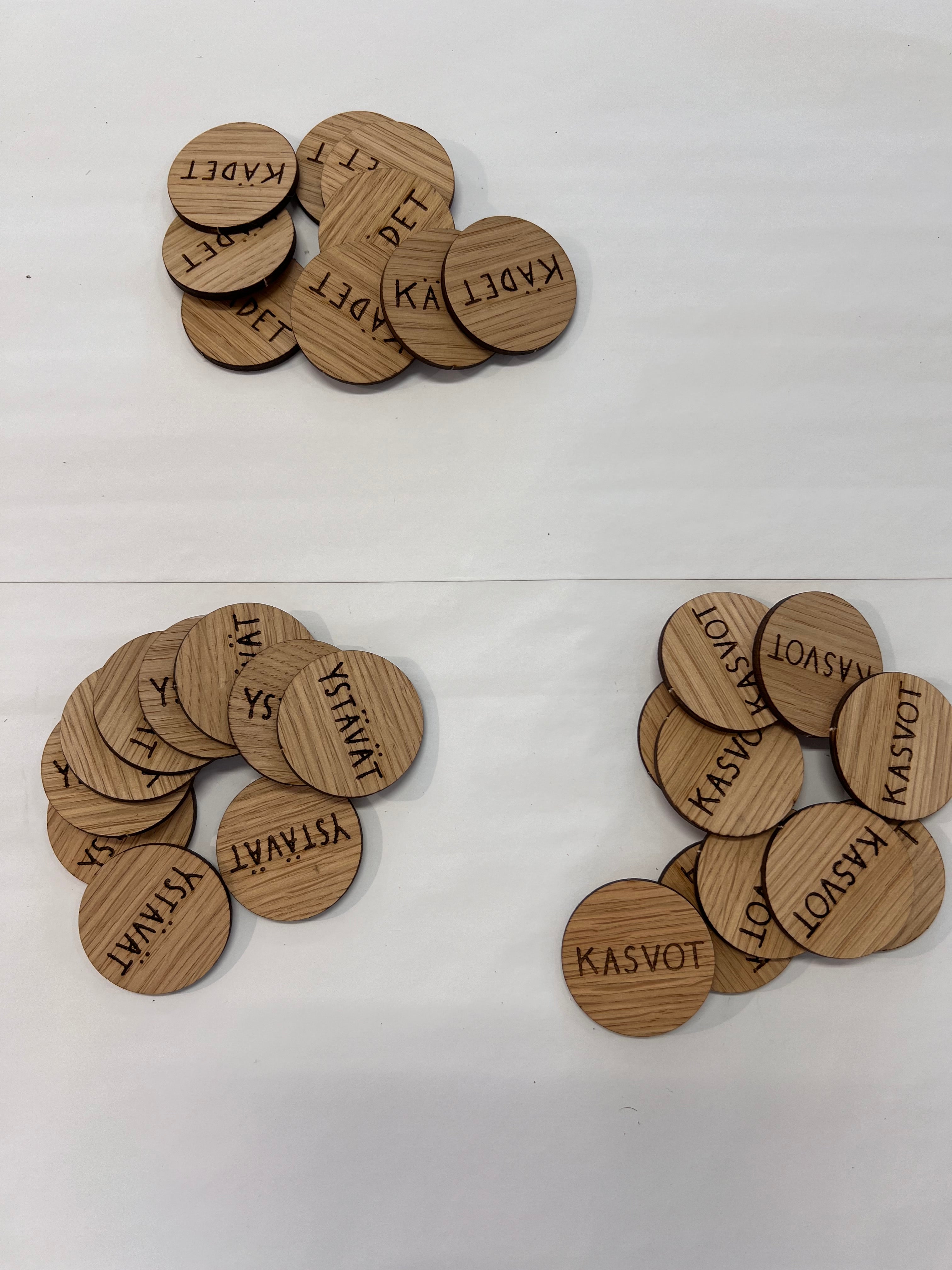 Pyyhekyltit tarrakiinnitys KASVOT, VIERAAT