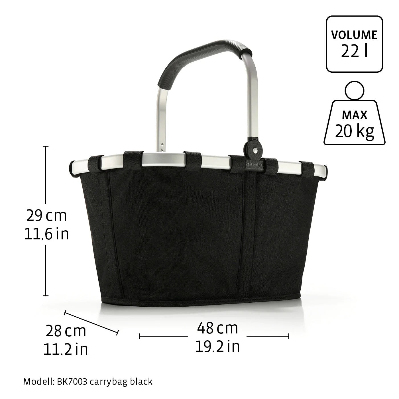 Carrybag Kalaruotokuvioitu hiekka - ostoskori, kokoontaittuva