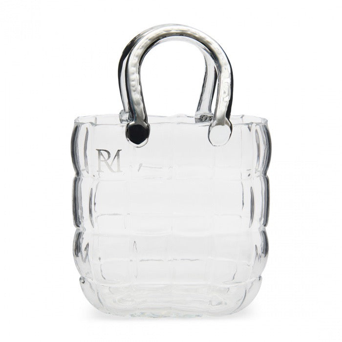 Lovely bag vaasi - lasinen käsilaukkumaljakko