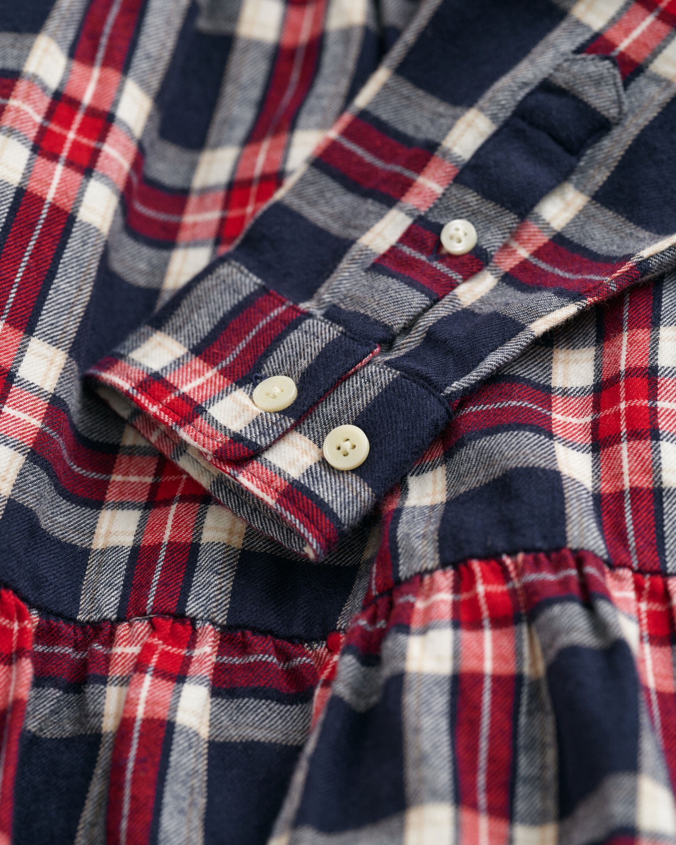 Ruudullinen checked flanel paitapusero 98/104 cm