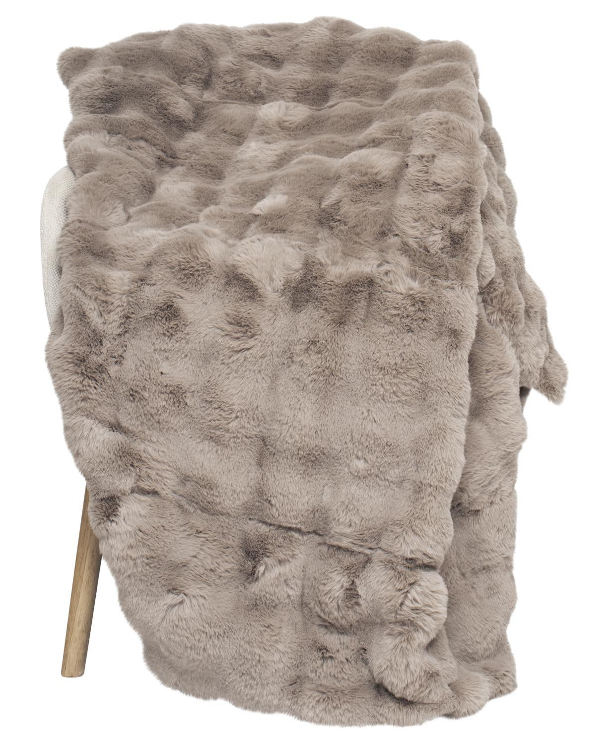 Misty tekoturkispeitto, taupe, 140x220 cm