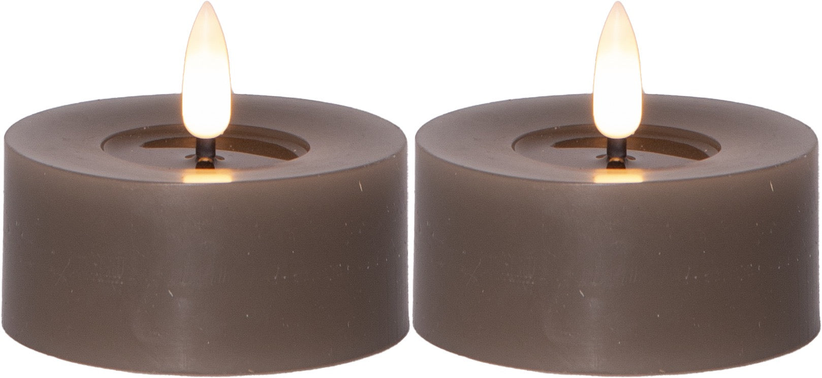 Flamme Flow isot LED tuikut 7 cm 2-pack eri värejä