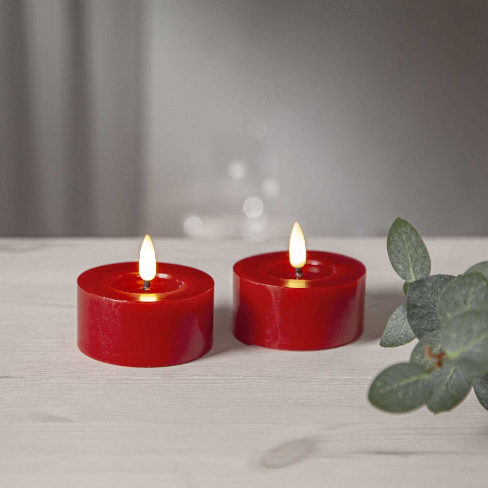 Flamme Flow isot LED tuikut 7 cm 2-pack eri värejä