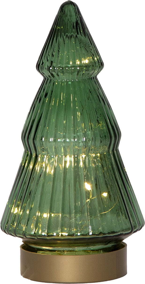 Verde lasikuusi valoilla 19,5 tai 24 cm