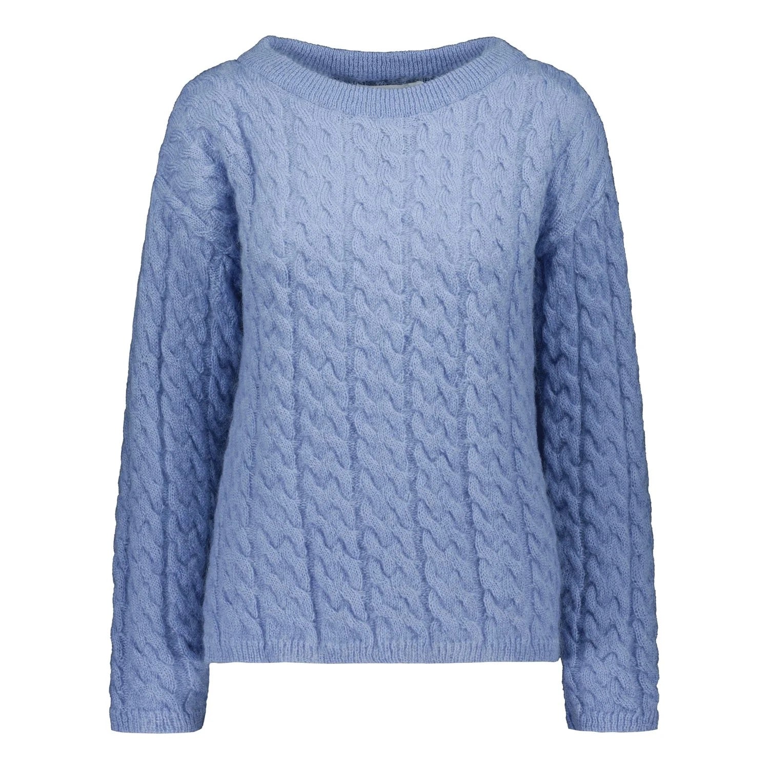 Mohairvillainen palmikkoneule, Cable knit XL/XXL