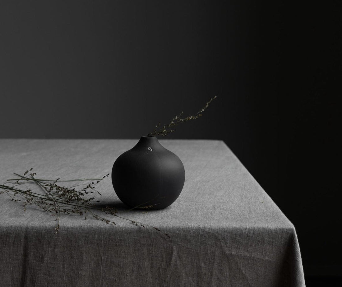 Fröbacken - maljakko, tumman harmaa