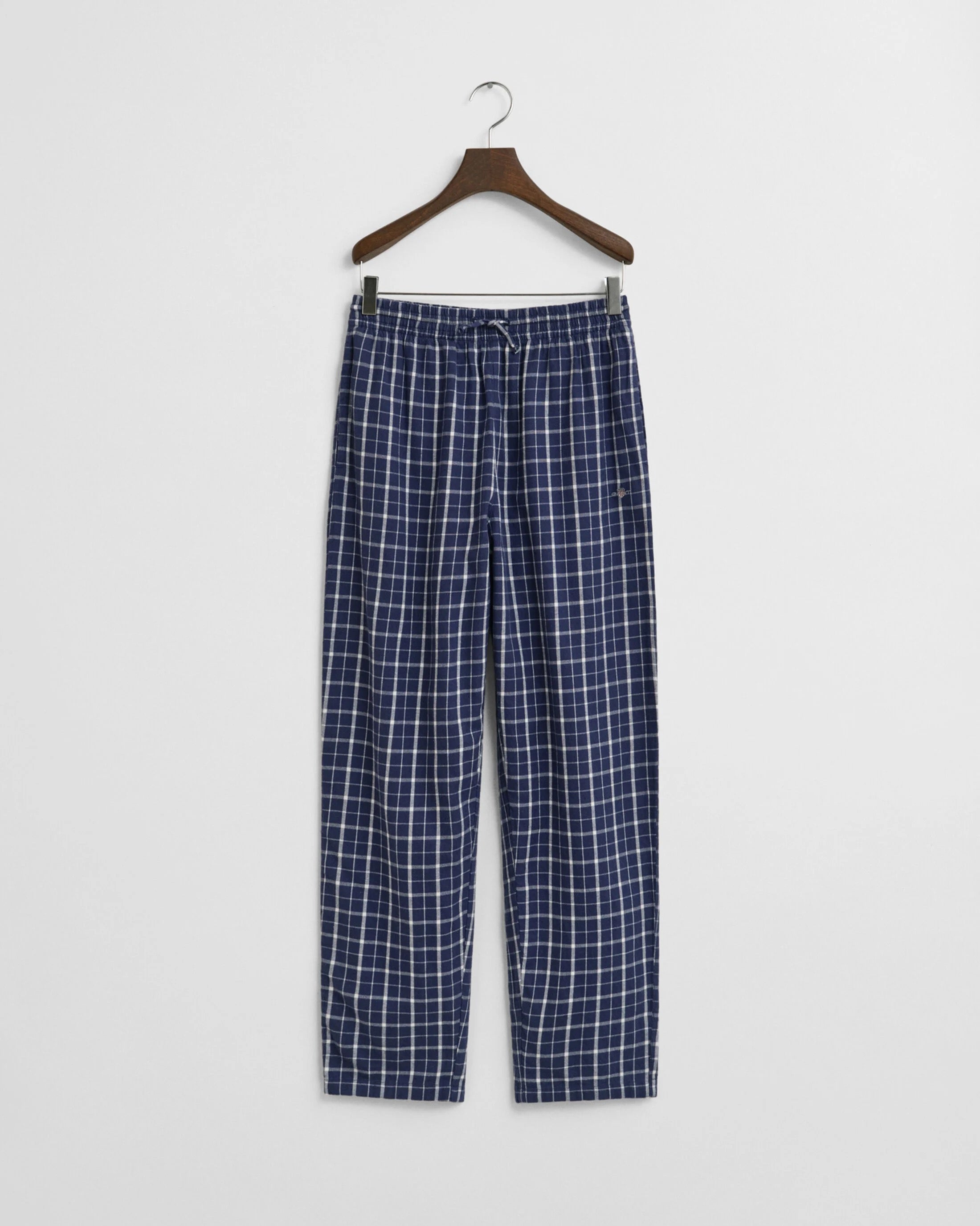 Teens-malliston ruudulliset flanellipyjamahousut siniset