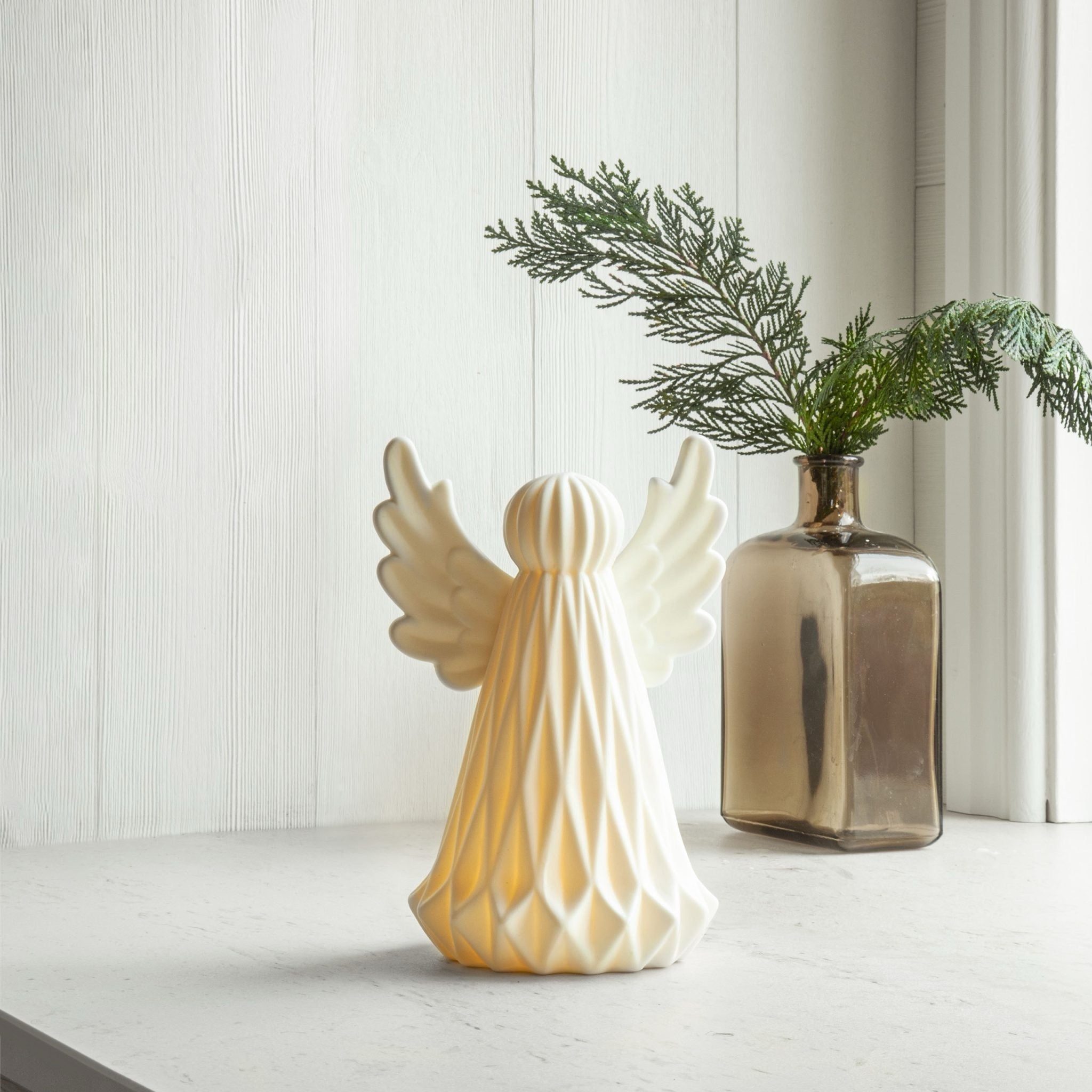 Vinter enkeli pöytäkoriste 19 cm
