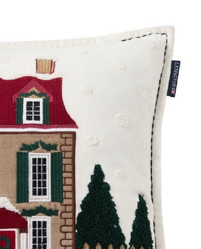 Talo tyynynpäällinen, luomupuuvillasamettia 50x50 cm