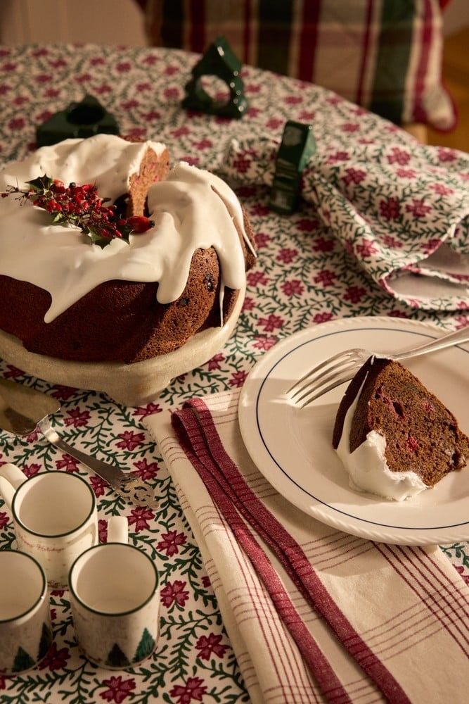 House-espressomuki, jouluinen, posliinia (2 kpl:n setti)