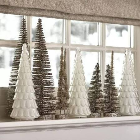 Glitter kuusikoriste 25 cm