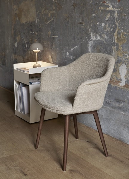 Flowerpot ladattava pöytävalaisin matta harmaa (grey beige)  VP9