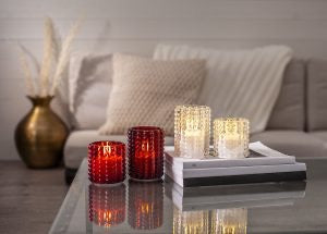 Flamme Dotty punainen 9,5 cm
