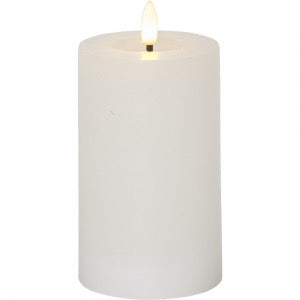 Flamme Flow LED-kynttilä 15 cm valkoinen