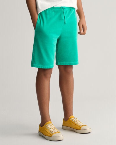 Sunfaded-collegeshortsit vihreät 110/116 cm