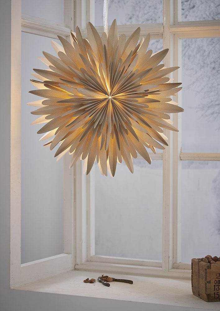 Winter Dis paperitähti beige/kulta 60 cm