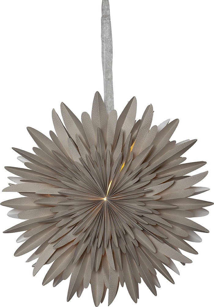 Winter Dis paperitähti beige/kulta 60 cm
