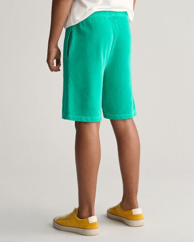Sunfaded-collegeshortsit vihreät 110/116 cm