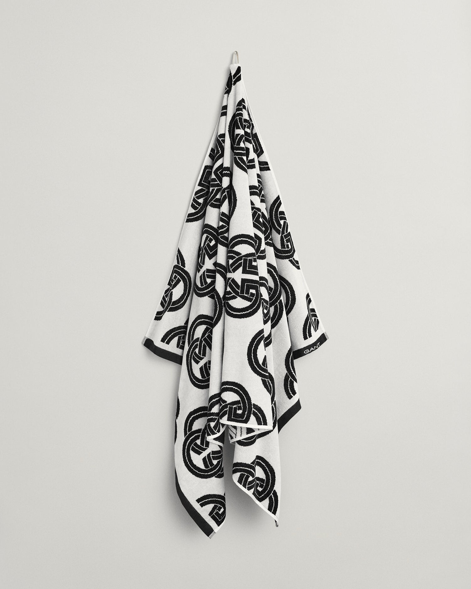Gant printtikuvioitu Monogram-rantapyyhe 100x180 cm