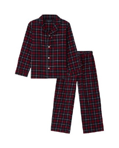 Ruudullinen Ethan flanelliyöpuku XXL