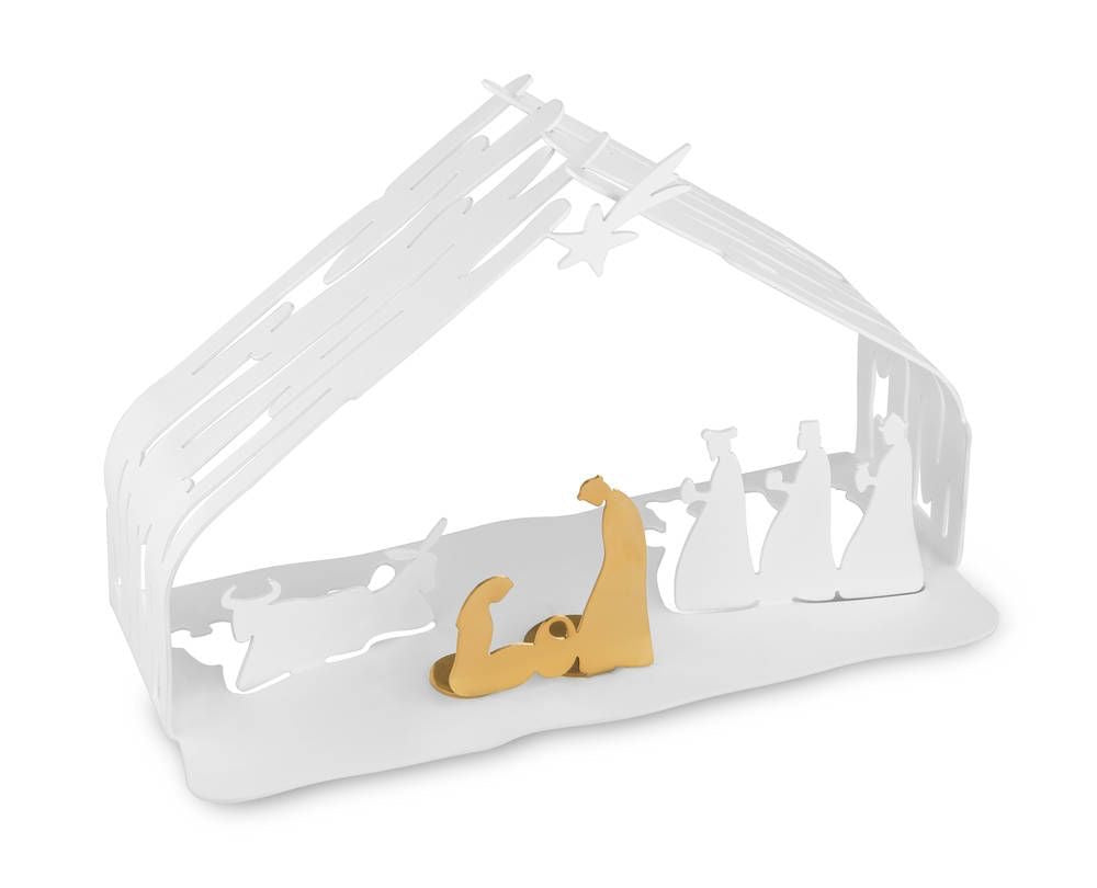 Bark crib seimi valkoinen