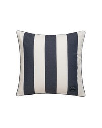 Yacht Stripe - merellinen raidallinen tyynyn päällinen beige ja t.sin.
