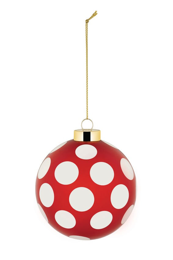 Delight isompi joulupallo 6 eri mallia valittavana 10,5 cm