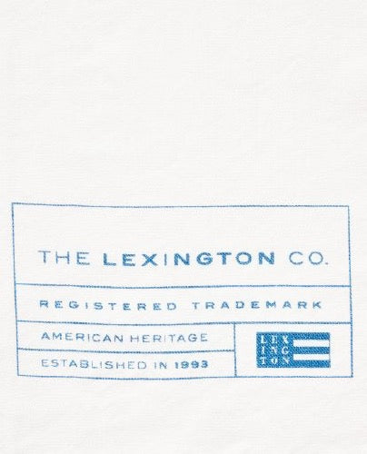 Keittiöpyyhe sivuraidoilla luomupuuvillaa