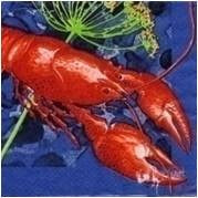 Servetti 33x33 cm hummeri ja rapu