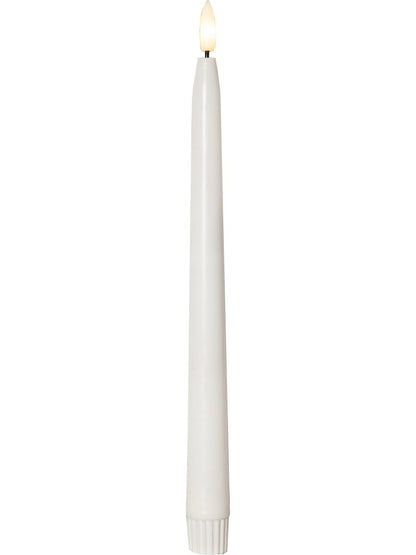 OUTDOOR Flamme Slim LED-antiikkikynttilä 28 cm 2-pakk.