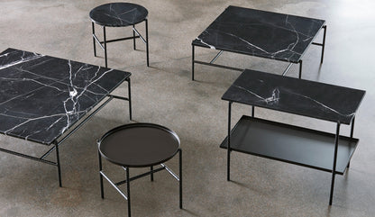 Rebar sivupöytä musta marmori