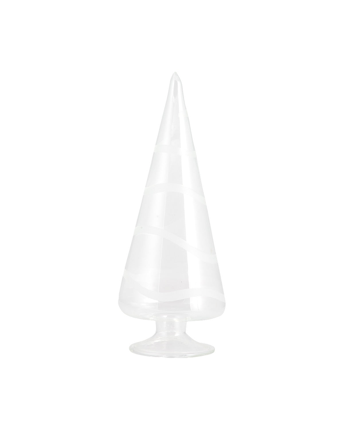 Granbo Lasinen kuusi koristeeksi 16 cm tai 21 cm