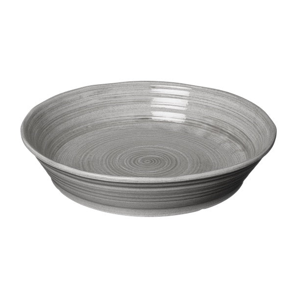 Capri Tarjoiluastia iso (37,5cm) laakea beige, harmaa tai valkoinen