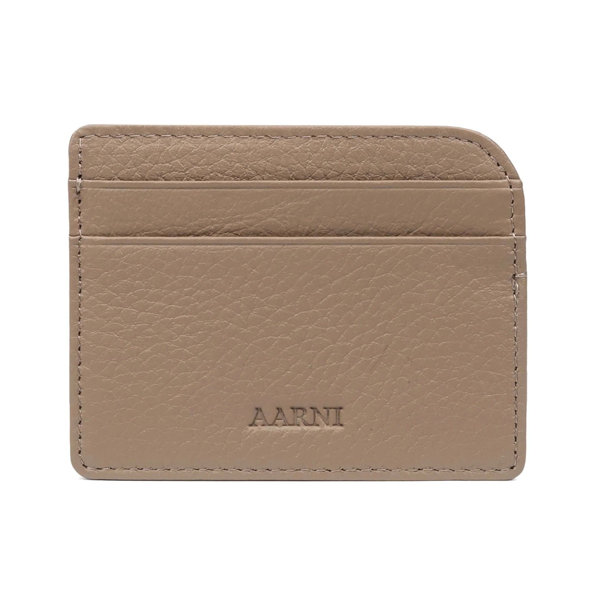 Nahkainen korttikotelo - musta tai vaalea