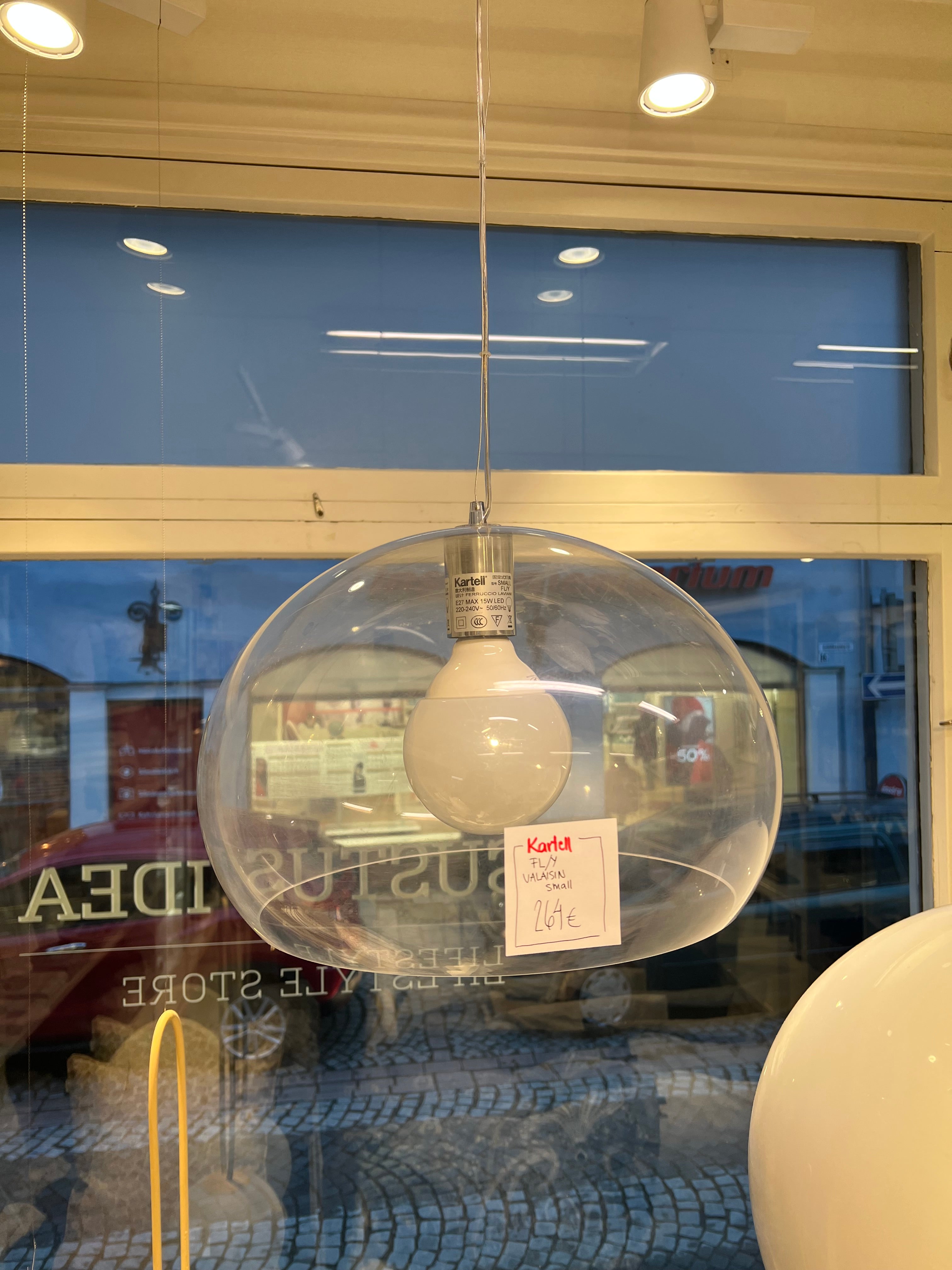 Kartell riippuvalaisin - transparent
