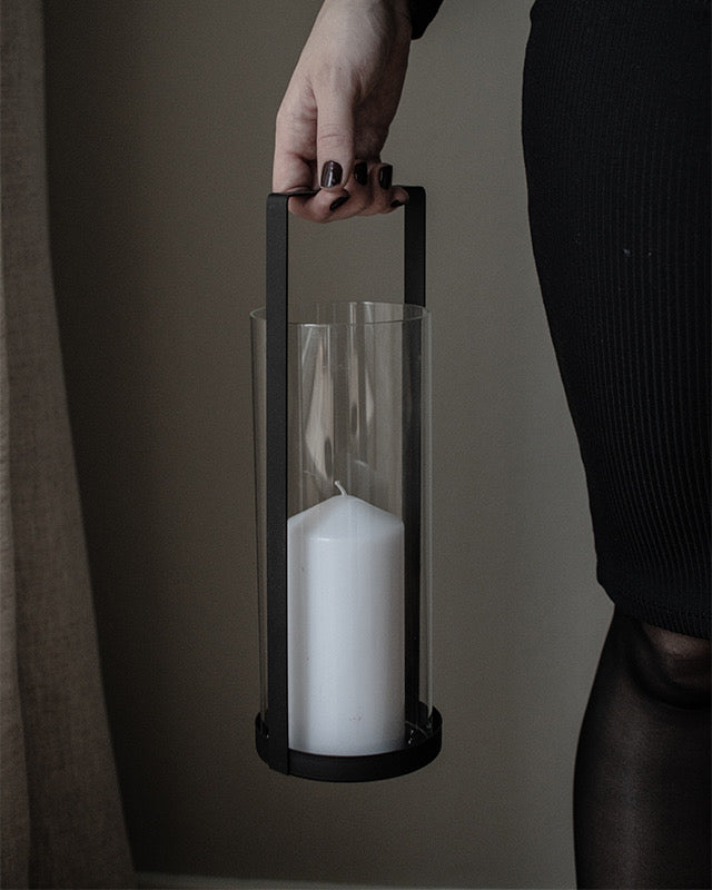 Kvarnvik korkea lyhty valkoinen