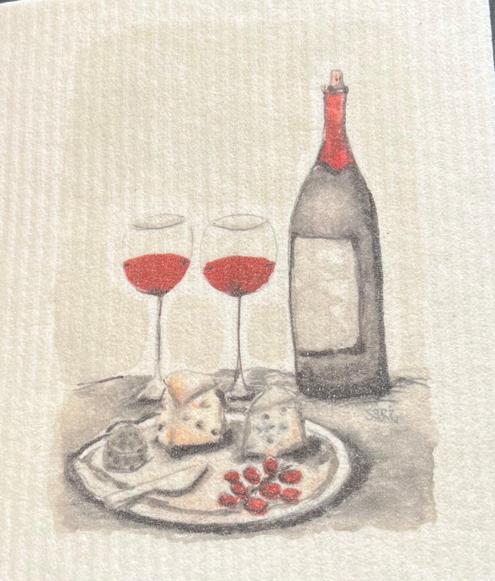 Sari´s Art keittiöliina, kotimainen, useita eri kuvia, myös jouluisia