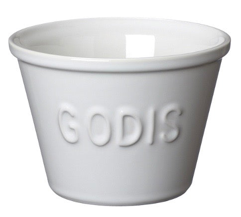 Godis kulho valkoinen/kulta