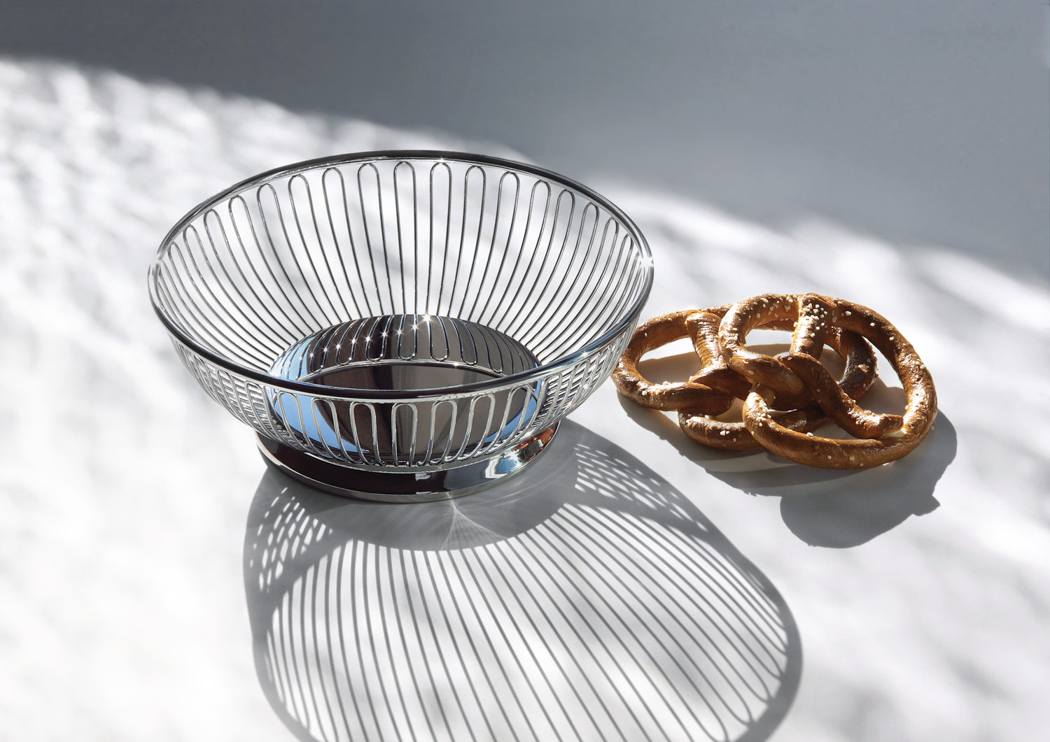 Hedelmäkori matala, ruostumaton teräs