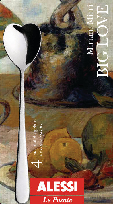 Big Love jäätelölusikat (4kpl), ruostumaton teräs