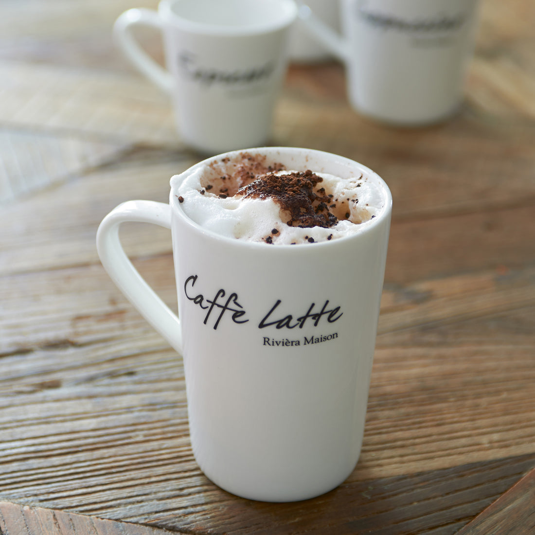 Klassinen Cafe Latte muki